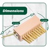 SCRUBIT Moss & Weed Remover Wired Grout Cleaner Brush, Great