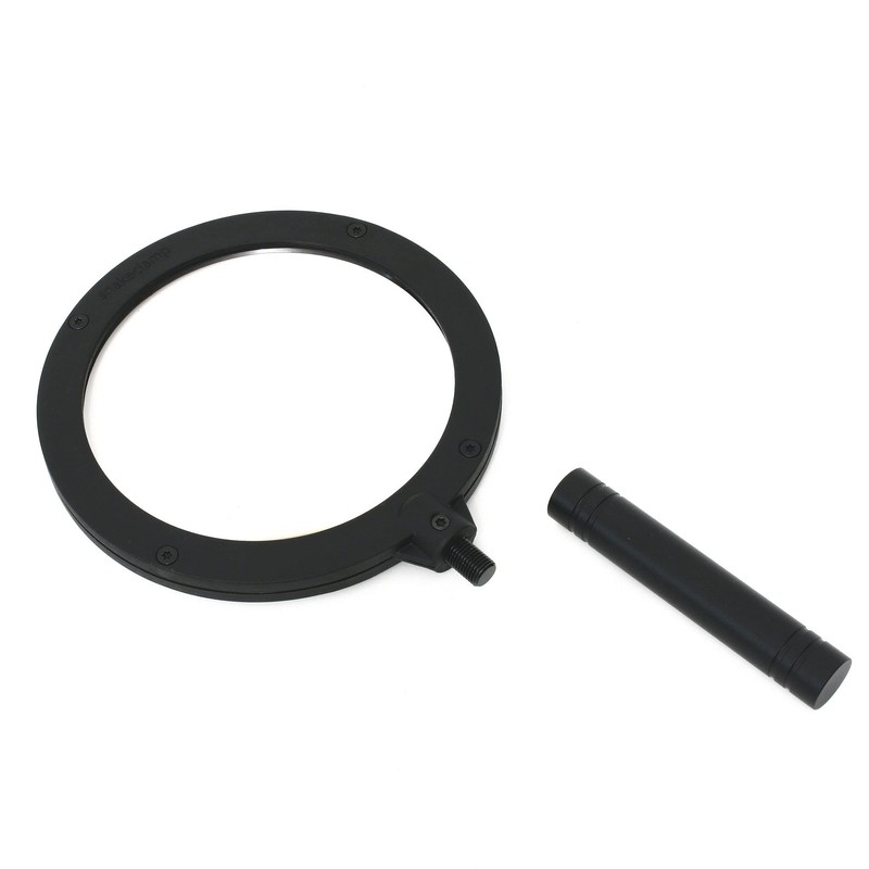 5 Inch 8X Handheld Magnifying Glass - Light Green Tint