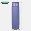 FORME - Blender Shaker Bottle, Leakproof Double Insulated Stainless Steel,