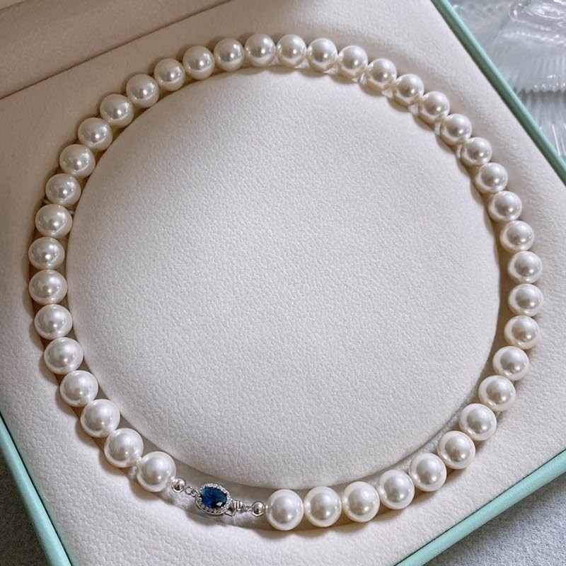 Pearl Necklaces For Women 8mm White Pearl Necklace
