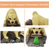 Noegrus Real Dog Gutter Downspout Extender Statue, Garden Animal Decor