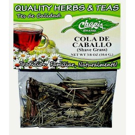 CHAPIS HIERBAS HERBS COLA DE CABALLO Net Wt. 3/8 oz. (10.6 g) 3, 6, 12 Packs - 6 PACKS