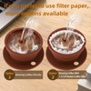 VVGCS 2-Packs Travel Collapsible Paperless Pour Over Coffee Dripper Kit