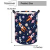TIBAOLOVER Kids Laundry Basket Baby Hamper Toy Storage Bin for