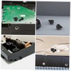 Tofficu 20Pcs Hard Disk Drive Mounting Screws with Shock Absorption