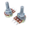 10pcs 10K ohm Linear Taper Rotary Potentiometer Panel Pot B10K