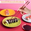 100 Pcs Reusable Chopsticks Helper Multicolor Plastic Practice Chopstick Trainer