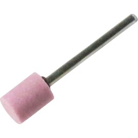 Yanase PA10C Whetstone with Shaft PA (Pink) Cylindrical [0.1 inch (3 mm) Shaft] φ0.4 x 0.5 x 0.1 x 0.1 inches (10 x 13 x 3 mm), #80