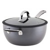 Rachael Ray Cook + Create Hard Anodized Nonstick Saucier Pan/Saucepan
