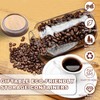 Large Glass Coffee Storage Jar with Lids Spoon Thicken Glass