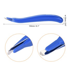MECCANIXITY Staple Remover Tools, Magnetic Staplers Puller for Office Home Desktop Accessory, Blue