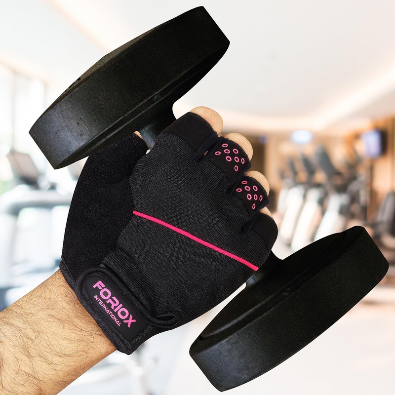 Foriox International Gym Weight Lifting Workout Gloves with Wrist Support,