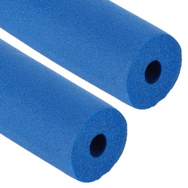 PATIKIL 1/2" (13mm) ID x 6.6Ft x 0.59" Pipe Insulation, 2pcs Rubber Foam Winter Freeze Protection Tube Fire Retardant for Water, Air Conditioning, Industrial Pipes, Blue