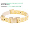 YUDOTE Soft Corduroy Dog Collar with Jacquard Band, High Quality