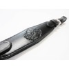 PS Pferdeartikel Soft Leather Padded Flower Nose Strap - Decorated