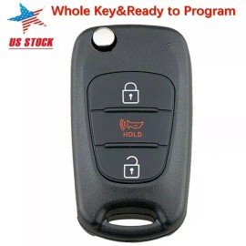 SUPALAND For 2010 2011 2012 2013 Kia Soul Remote Flip Control Car Key Fob NYOSEKSAM11ATX