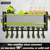 KAFAHOM Power Tool Organizer, Large 8 Drill Holder Wall Mount