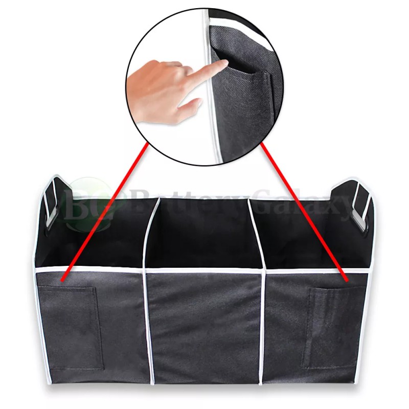 Fenzer Extra Large Car Auto Trunk Collapsible Organizer with 3