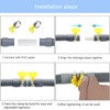 Xpieoyrm 1.5 m Drain Hose Extension Set, Diameter 20 mm,