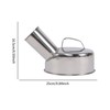 perfeclan Stainless Steel Urinal Pot, Rustproof Male Urinal Pee Bottle