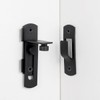 Wocoe 5 Packs Matte Black 90° Flip Latches，Premium Right Angle