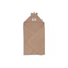 Jollein 534-514-68057 Kapuzenhandtuch Frottee Gepard -Jungle Jambo braun (75x75 cm)