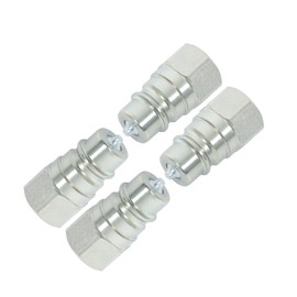 Silscvtt 4 pcs AW32184 Male Hydraulic Quick Coupler Plug Replacement for John Deere H120 1023 1025 1026