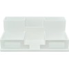 Victor Pure White Desktop Organizer, 4" x 5.5" x 10.4"