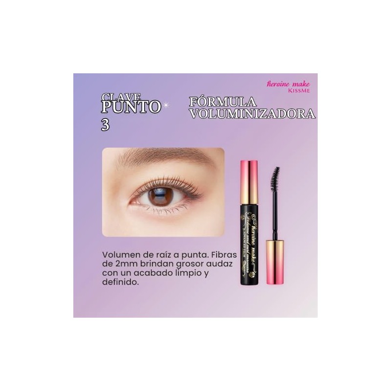 Heroine Make Volume and Curl Mascara Advanced Film 01 Super