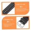 OHPHCALL Watch Band for Leather Replacement Strap Black Unisex Design