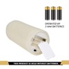 H-BLOSSOM Flickering Flameless Candles Battery Operated Real Wax Pillar Candles
