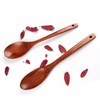 Kitchen Wooden Cooking Spoon Set, Solid Wood Serving Spoons for
