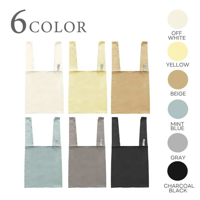 MOTTERU Mottel Kurlito Big Daily Bag (Gray) | Eco Bag,