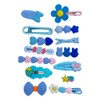 14 PCS Dopamine new fashion children's hair clip Cute kids
