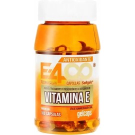 Frasco X 100 Cápsulas Gelcaps Vitamina E400 Antioxidante