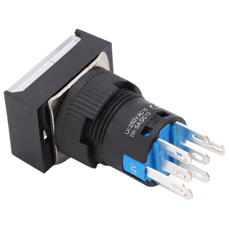 Button Switch Industrial Self Locking 5A Control Push Button Switch
