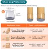 SUHOMMY Protector Patas Sillas, 32 Protección de Silicona para Muebles,