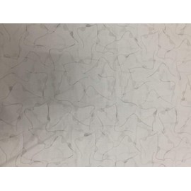 White Cotton Fabric pc Brasso Print 44" Wide Custom-Dyed Brasso Print_11613