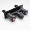 RV Camper Shower Faucet Valve with Exterior Quick Connect Shower