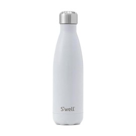 S'well Stainless Steel Water Bottle, 17oz, Angel Food, Triple Layered Vacuum Insulated Containers Keeps Drinks Cold for 36 Hours and Hot for 18, BPA Free, Perfect for On the Go