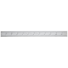 Starrett C303SR-12 Semi Flexible Steel Rule With Inch Graduations, 3R Style Graduations, 12" Length, 1" Width, 1/40" Thickness