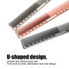 3pcs Space Aluminum Comb Set AntiStatic Wide Fine Tooth Hair