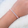 CiNily Mother's Day Gift Rose Gold Bracelet-Adjustable Opal Tennis Bracelet