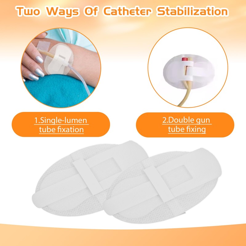 10 PCS Catheter Stabilization Device, Adhesive Stat Lock Catheter Stabilization