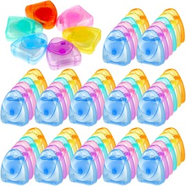100 Boxes Dental Floss Bulk Travel Floss Mini Dental Floss Mint Waxed Dental Floss for Adults, Each 164 ft/ 50 Meters