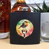 6oz (170ml) 'Robin on a Garden Spade' Pocket Hip Flask