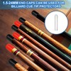 sourcing map 100pcs Round Rubber End Caps 2mm ID Bolt