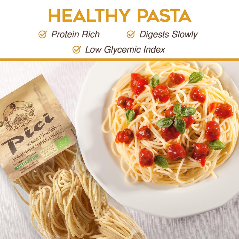 Morelli Pici Pasta di Toscana - Italian Gourmet Organic Pici