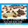 Freshly Dried Real USA Honeybee Natural Honeycomb + 12 Free