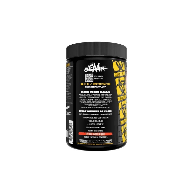 Mutant Geaar Eaa Polvo 9.4 G Arginina 7 G Bcaa